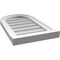 Ekena Millwork Round Top Surface Mount PVC Gable Vent w/ 2"W x 2"P Brickmould Sill Frame, 14"W x 24"H GVPRT14X2403SN - alternate 2